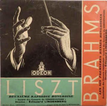 Lp Brahms-LIszt.Hongaarse dansen/Rapsodie(Zie omschrijving) beschikbaar voor biedingen