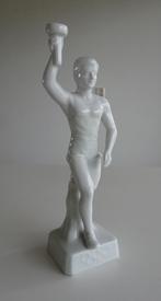 Vintage Art Deco Beeld Fakkeldrager Olympische Spelen 1936, Ophalen