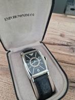 Emporio Armani leren horloge dames AR0909 z, Overige merken, Leer, Staal, Polshorloge