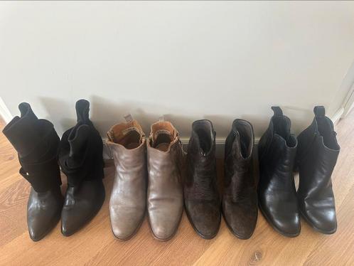 3 paar mooie enkellaarzen 40 in 1 koop oa Humanoid, Kanna,, Kleding | Dames, Schoenen, Zo goed als nieuw, Overige kleuren, Ophalen of Verzenden