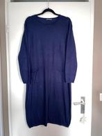 donker blauwe basic oversize sweater dress trui mt 40, Maat 38/40 (M), Boetiek, Blauw, Ophalen of Verzenden