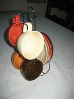 NIEUW Cappuccinoset Ceramic 4 koppen en 4 schotels, Ophalen of Verzenden, Nieuw, Overige stijlen, Kop(pen) en/of Schotel(s)