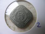 Stuiver 1923 (nr 2), Ophalen of Verzenden, Koningin Wilhelmina, 5 cent, Losse munt