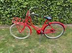 Tulp rode omafiets, Ophalen, Gebruikt