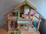 Houten poppenhuis Goki met heel veel accessoires, Ophalen, Zo goed als nieuw, Poppenhuis
