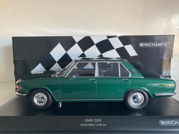 BMW 2500 1968 groen metallic 1:18 (nieuw) beschikbaar voor biedingen
