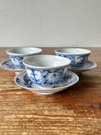 3 kop en schotels  - porselein / eierschaal, Ophalen of Verzenden