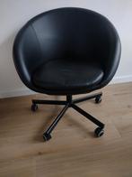 Skruvsta Ikea bureaustoel, Huis en Inrichting, Bureaustoelen, Ophalen, Zwart, Bureaustoel