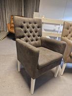 *OPRUIMING* 1 Landelijke Eetkamerstoel Bianca €209, NU €99,, Overige kleuren, Nieuw, Ophalen of Verzenden, Landelijke eetkamerstoel Bianca Capiton