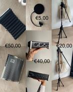 Diverse thuisstudio benodigdheden, Ophalen, Zo goed als nieuw