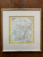 Ingekleurde 19de eeuwse landkaart van Limburg, Gelezen, Ophalen of Verzenden, Landkaart, 1800 tot 2000