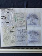 Stempels clearstamps set 402, Hobby en Vrije tijd, Kaarten | Zelf maken, Ophalen of Verzenden, Zo goed als nieuw, Overige thema's