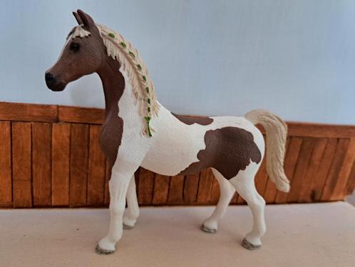 Schleich pinto arabier Paintabain merrie, Verzamelen, Dierenverzamelingen, Zo goed als nieuw, Beeldje of Figuurtje, Paard, Ophalen of Verzenden