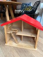 Mooi houten poppenhuis, Kinderen en Baby's, Speelgoed | Poppenhuizen, Ophalen, Gebruikt, Poppenhuis