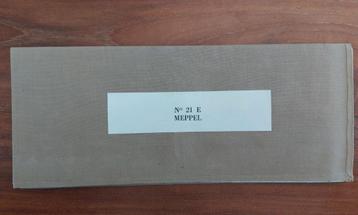 21E stafkaart uit 1964 Meppel Zwartslsuis Staphorst Rouveen beschikbaar voor biedingen