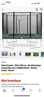 Salta trampoline rechthoekig, zo goed als nieuw!, Ophalen, Zo goed als nieuw