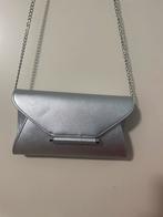 Zilveren schoudertas Even&Odd met kettingriem, Sieraden, Tassen en Uiterlijk, Ophalen of Verzenden, Zo goed als nieuw, Grijs, Avondtasje