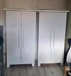 Witte Kledingkast, Overige materialen, Gebruikt, 100 tot 150 cm, Met hangruimte