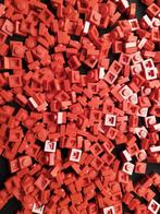 100x Rode Lego plate 1x1 (3024), Ophalen of Verzenden, Zo goed als nieuw, Losse stenen, Lego