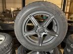 Dezent Velgen en Winterbanden M+S 225-55-R16, Ophalen, Gebruikt, 16 inch, Banden en Velgen