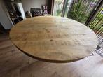 Ronde eettafel 130 cm MANGO, Huis en Inrichting, Tafels | Eettafels, Ophalen, Gebruikt, Rond, 100 tot 150 cm