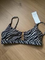 Nieuw bikini top Hunkemöller maat M 38 zebra print zwart, Ophalen of Verzenden, Nieuw, Zwart, Bikini