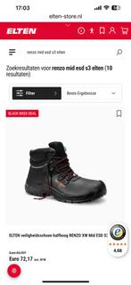 Werkschoen ELTEN Renzo Mid ESD S3 maat 43, Tuin en Terras, Ophalen of Verzenden, Nieuw, Schoenen