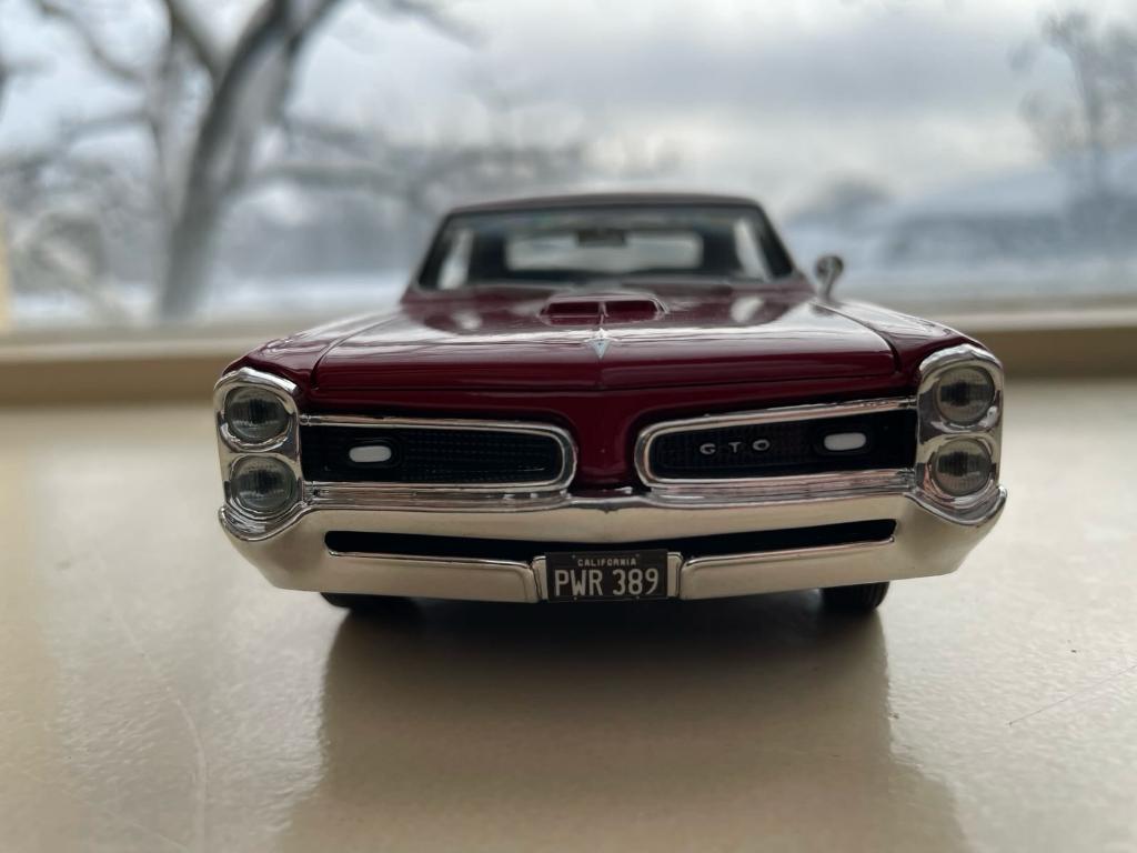 Pontiac GTO 1966 - Classic Metal Works - 1/24, Ophalen of Verzenden, Zo goed als nieuw, Auto, Overige merken
