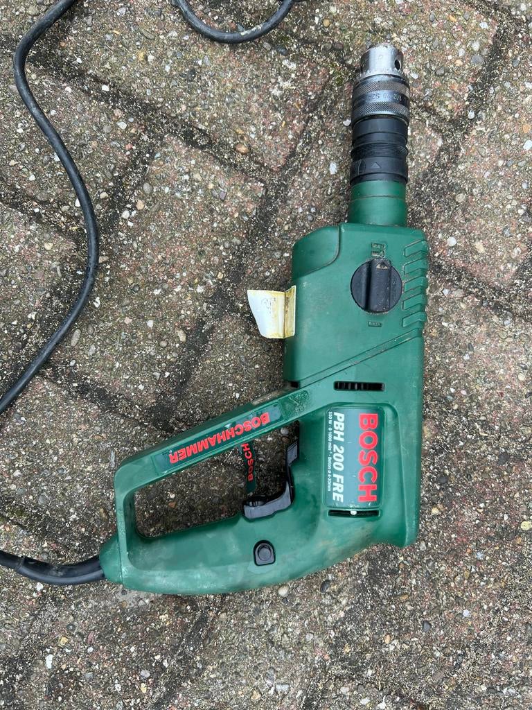 Bosch PBH 200 FRE Boorhamer - Gebruikt, Gebruikt, Boor- en/of Breekhamer, Ophalen of Verzenden, Klopboormechanisme