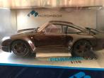 porsche 959 1:18 bruin, Ophalen of Verzenden, Zo goed als nieuw, Auto, Overige merken