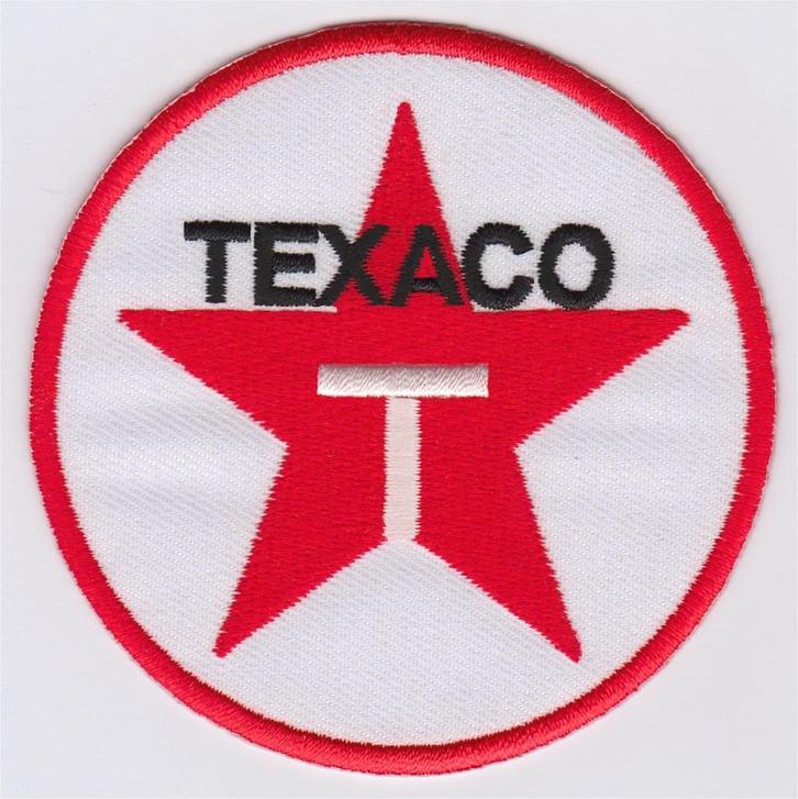 Texaco stoffen opstrijk patch embleem #2, Motoren, Accessoires | Stickers, Verzenden