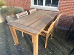 Houten buiten tafel |180x90 cm | Showroommodel | tafel, Ophalen of Verzenden, Gebruikt, Rechthoekig, Hout