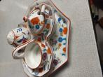 Antiek peper,zout en mosterd stel., Antiek en Kunst, Antiek | Servies compleet, Ophalen of Verzenden