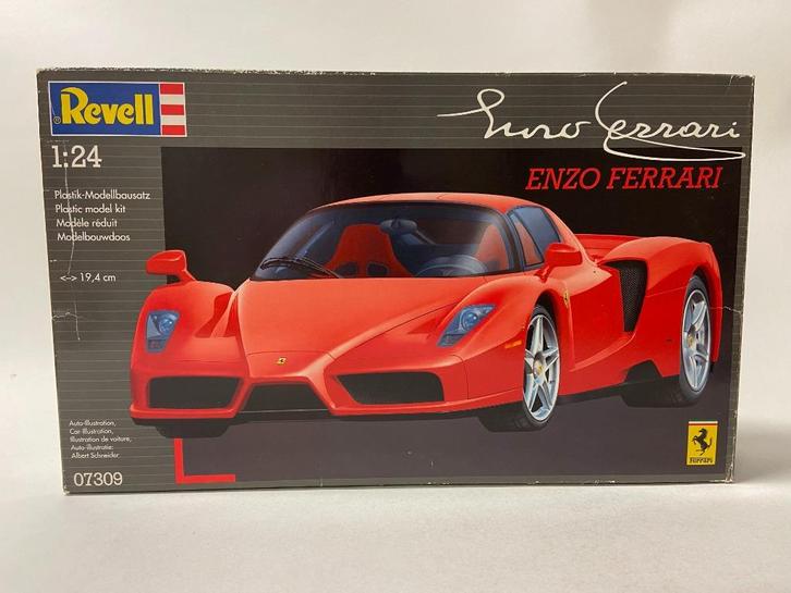 Revell 1:24 Ferrari Enzo, Hobby en Vrije tijd, Modelbouw | Auto's en Voertuigen, Zo goed als nieuw, Auto, Groter dan 1:32, Revell