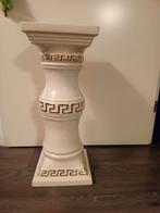 Zuil. 65cm gebroken wit met goudkleurige, Huis en Inrichting, Woonaccessoires | Zuilen en Pilaren, Ophalen of Verzenden, Zo goed als nieuw