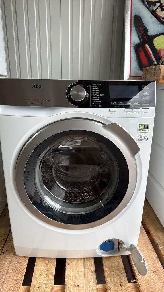 AEG 9000 Series - 9KG - SoftWater Technology - Wasmachine -, Witgoed en Apparatuur, Wasmachines, Zo goed als nieuw, Voorlader