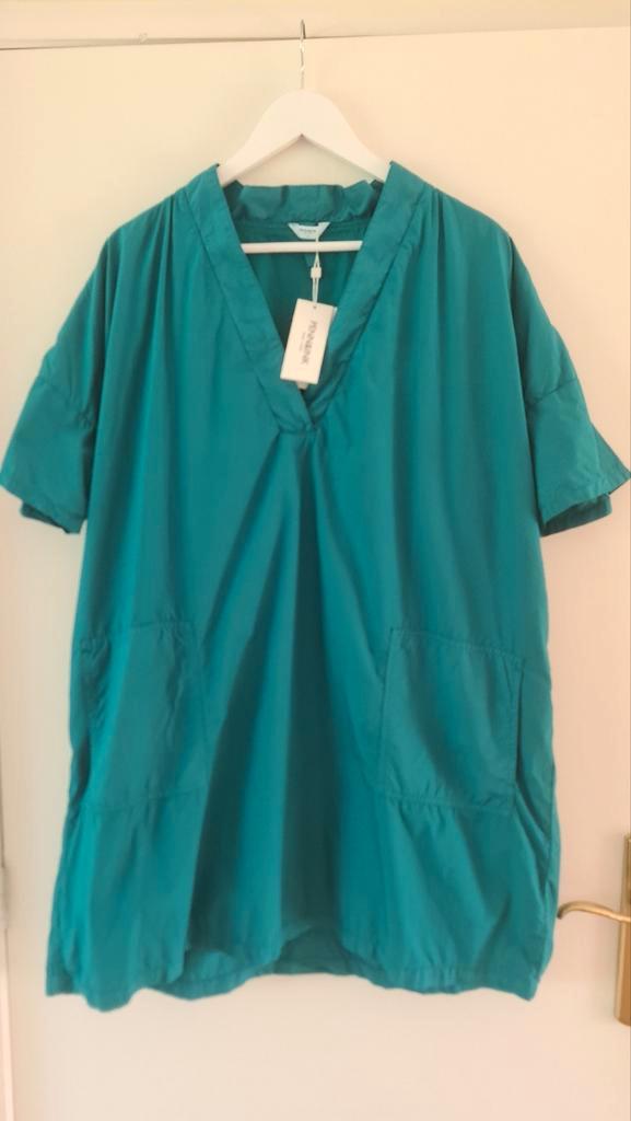 Nieuw petrol groen tuniek 36- 38 - 40 - Penn&Ink katoen, Kleding | Dames, Blouses en Tunieken, Nieuw, Maat 36 (S), Groen, Ophalen of Verzenden