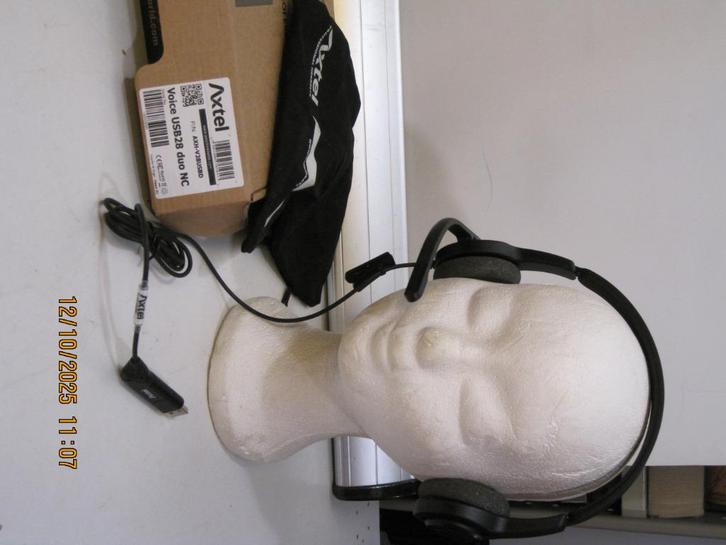 headset axel AXH-V28USBD nieuw (358), Computers en Software, Headsets, Nieuw, On-ear, Bedraad, Ophalen of Verzenden