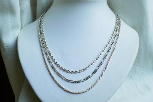 Zilveren ketting   in 3 verschillende  ketting delen, Sieraden, Tassen en Uiterlijk, Kettingen, Nieuw, Zilver, Zilver, Verzenden