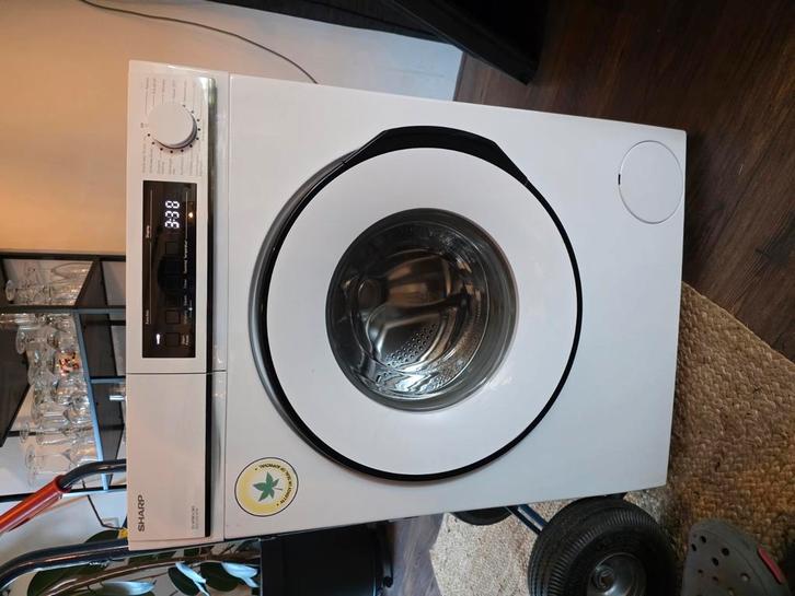 Sharp 8kg wasmachine, Witgoed en Apparatuur, Wasmachines, Zo goed als nieuw, 8 tot 10 kg, 85 tot 90 cm, 1200 tot 1600 toeren, Ophalen