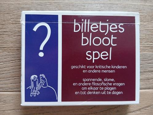 Billetjes bloot spel, filosofische vragen voor kinderen, Boeken, Advies, Hulp en Training, Zo goed als nieuw, Ophalen of Verzenden