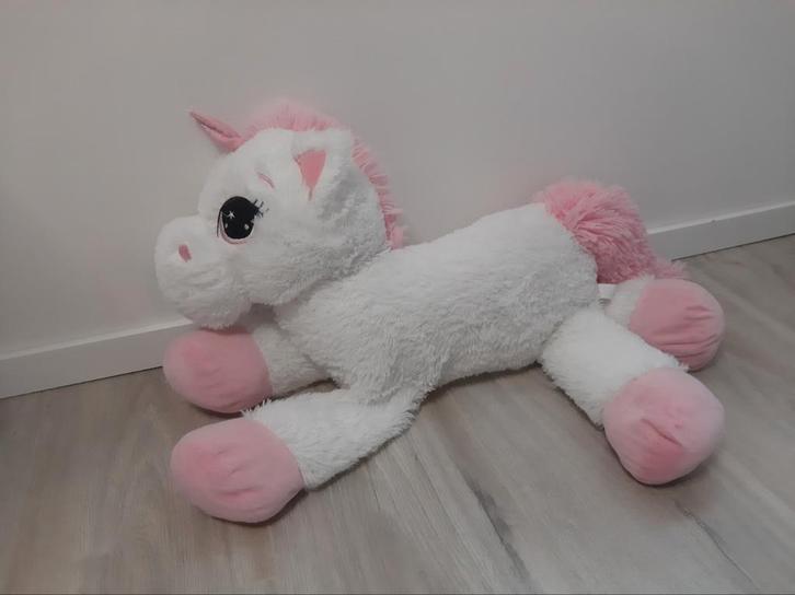 Knuffel ostoy unicorn eenhoorn groot xl K7874, Kinderen en Baby's, Speelgoed | Knuffels en Pluche, Zo goed als nieuw, Beer, Ophalen of Verzenden