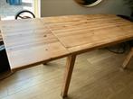 Massief houten tafel met verlenging, Huis en Inrichting, Tafels | Eettafels, Ophalen, 100 tot 150 cm, 50 tot 100 cm, Zo goed als nieuw