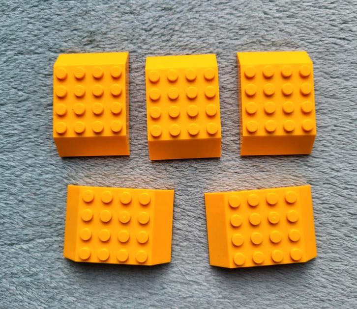 Lego trein locomotief & wagon dak blokken 6 x 4 x 1 Geel., Kinderen en Baby's, Speelgoed | Duplo en Lego, Zo goed als nieuw, Lego
