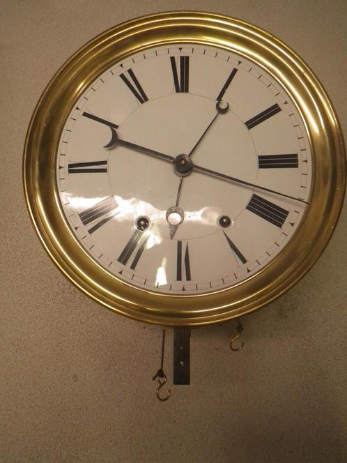 Regulateur, Scharegang, centr. secondenwijzer met slagwerk, Antiek en Kunst, Antiek | Klokken, Ophalen