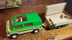 vintage Tonka camper met vouwwagen, Hobby en Vrije tijd, Modelauto's | 1:43, Ophalen of Verzenden, Zo goed als nieuw