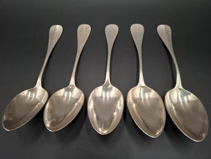 Duitse zilveren lepels Aron 800, Antiek en Kunst, Antiek | Goud en Zilver, Zilver, Ophalen of Verzenden