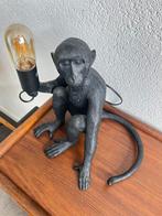 Lamp aap zwart zittend, Huis en Inrichting, Lampen | Tafellampen, Ophalen of Verzenden, Zo goed als nieuw, Minder dan 50 cm