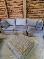 Tuinset lounge, Tuin en Terras, Tuinsets en Loungesets, 5 zitplaatsen, Rotan, Bank, Ophalen of Verzenden