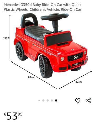 Nieuwe Mercedes G350d Loopauto - In Doos! beschikbaar voor biedingen